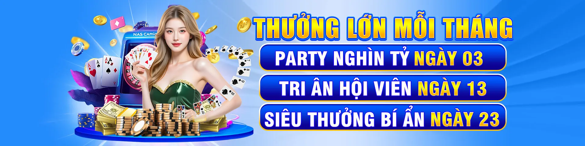 Giao diện chào mừng bj3888 casino cho người chơi mới